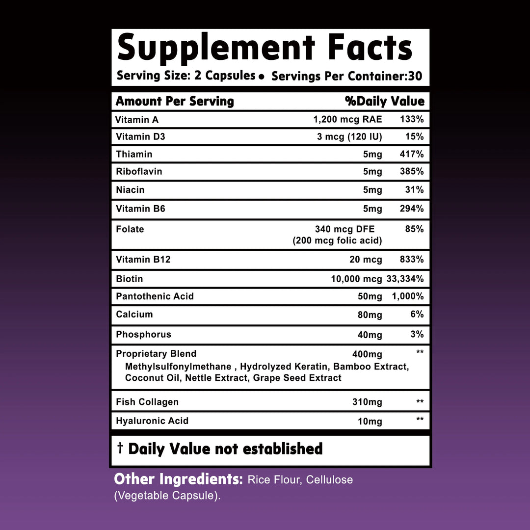Biotin Hair Growth Capsules