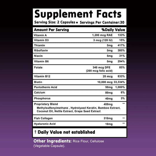 Biotin Hair Growth Capsules