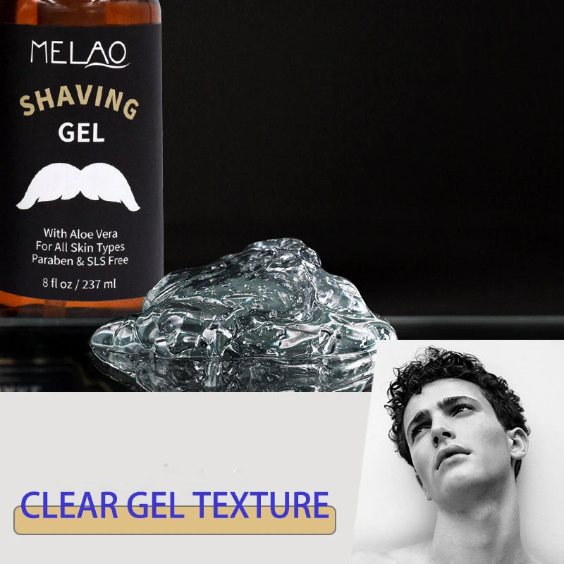Men's Refreshing Shaving Gel & Cream (237ml) – Smooth, Soothing Shave