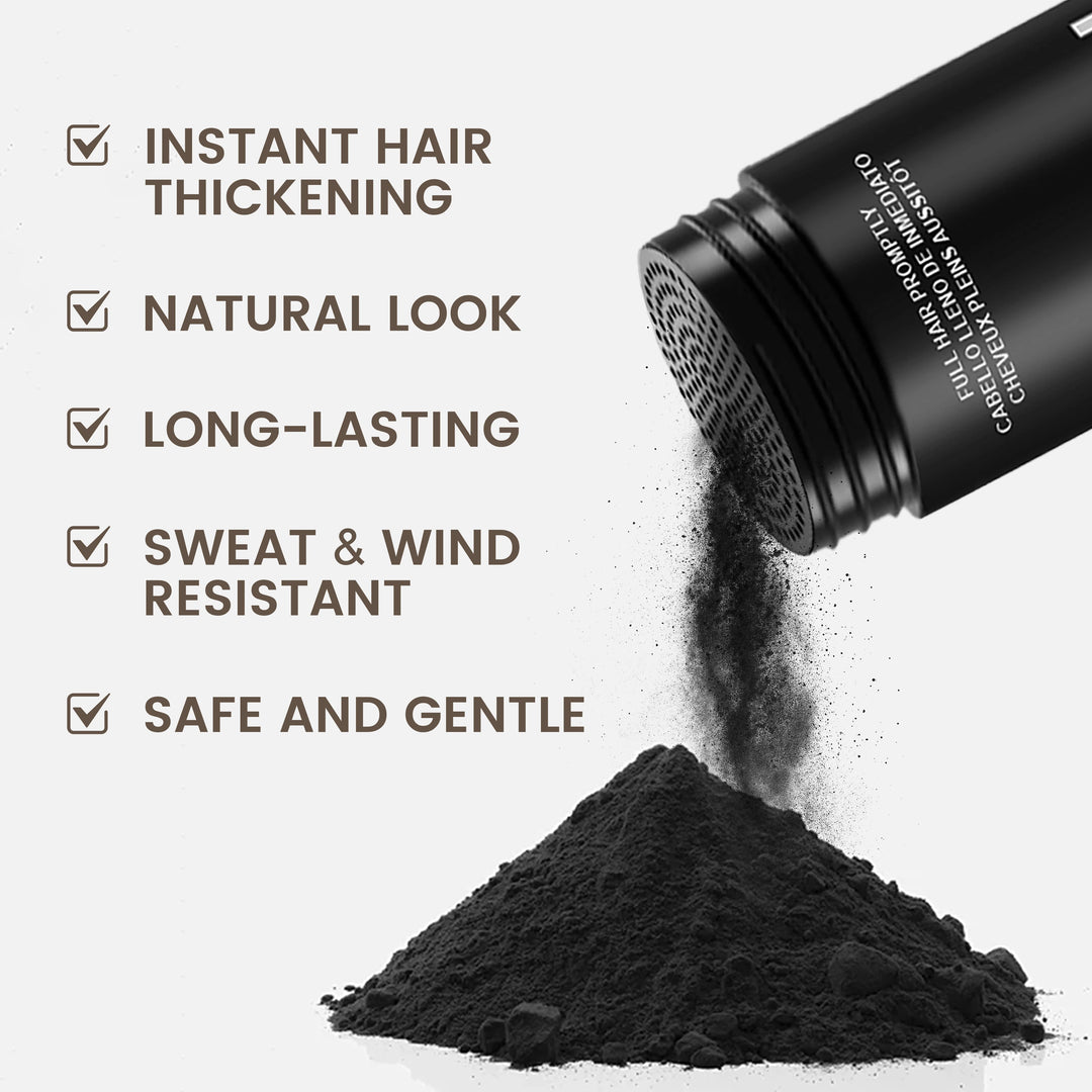 Hair Fibre Powder 30g – Instant Volume & Thickness for Thinning Hair