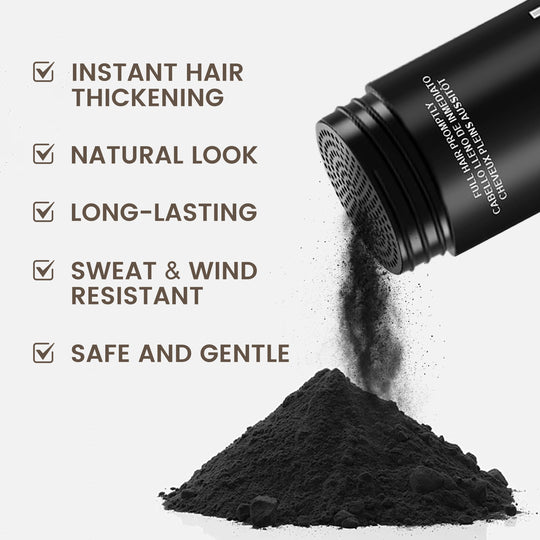Hair Fibre Powder 30g – Instant Volume & Thickness for Thinning Hair