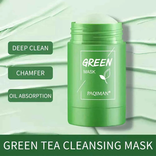 40g Green Tea Cleansing Stick Mask – Deep Pore Cleanser & Oil Control