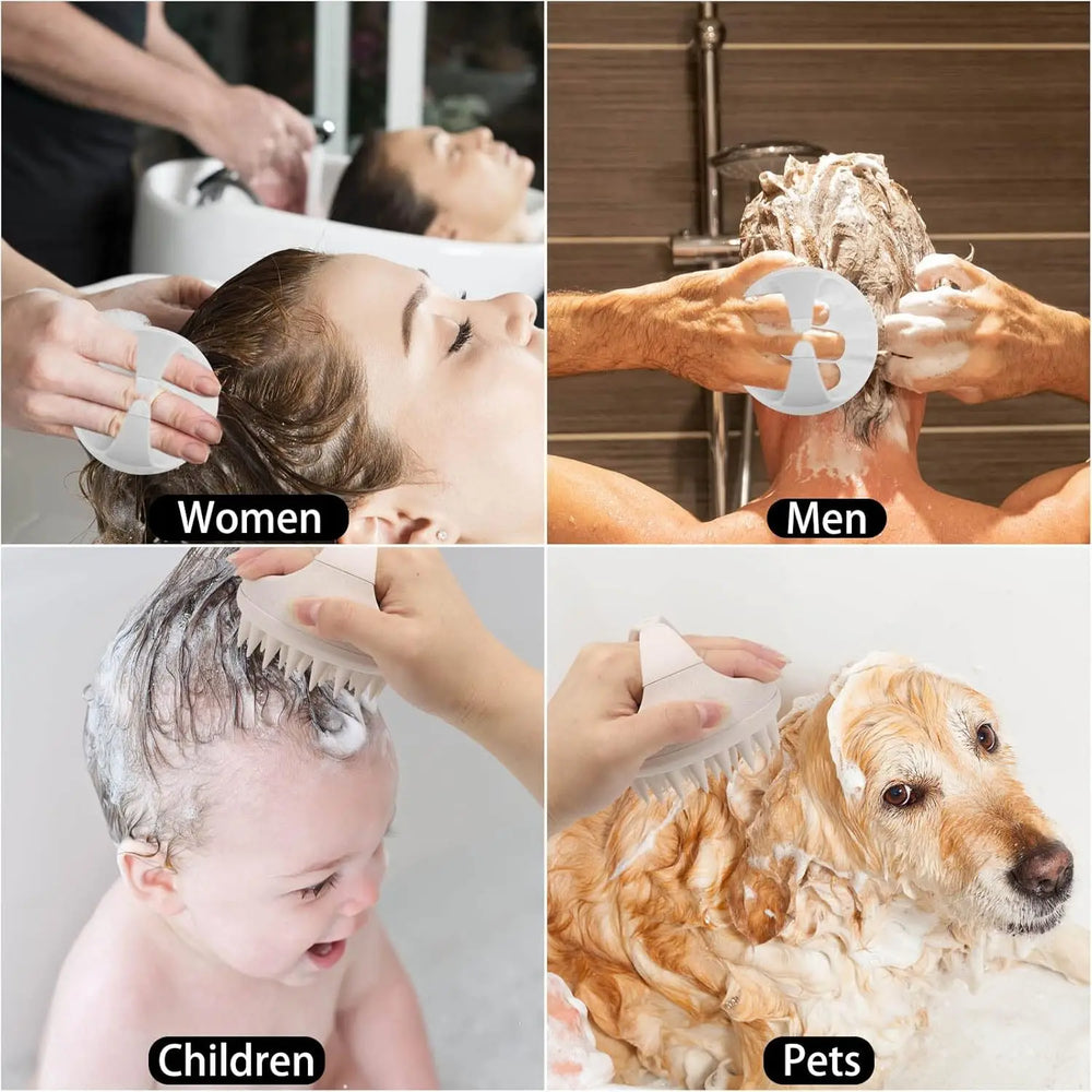 Scalp Massager Brush (Silicone)