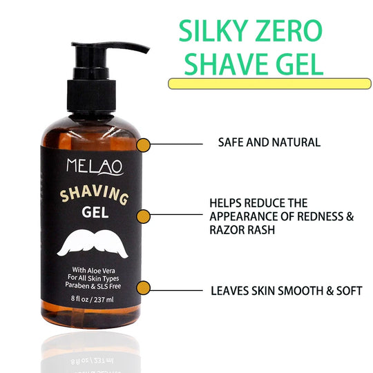 Men's Refreshing Shaving Gel & Cream (237ml) – Smooth, Soothing Shave