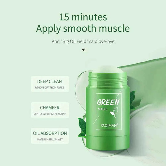 40g Green Tea Cleansing Stick Mask – Deep Pore Cleanser & Oil Control