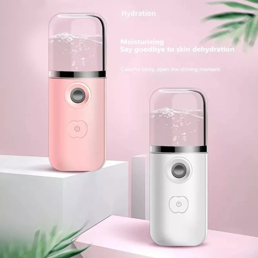 USB Nano Facial Mist Sprayer – Portable Face Steamer