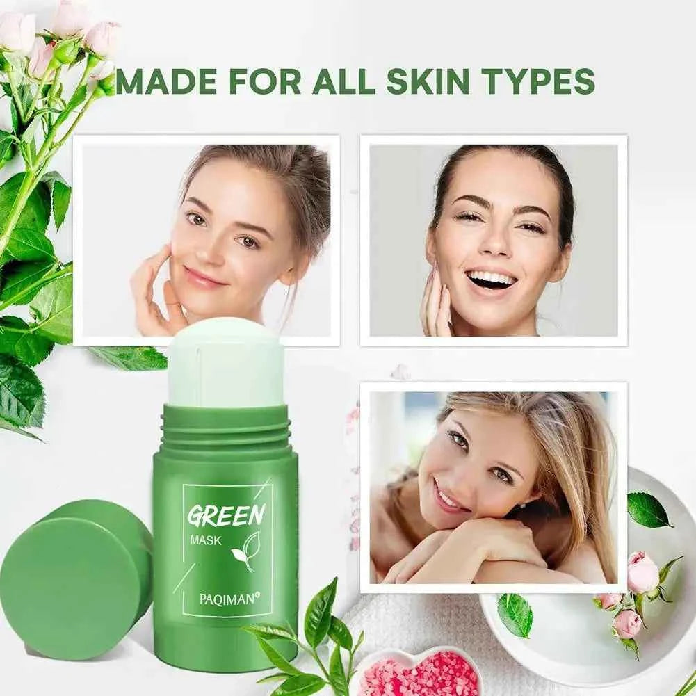 40g Green Tea Cleansing Stick Mask – Deep Pore Cleanser & Oil Control