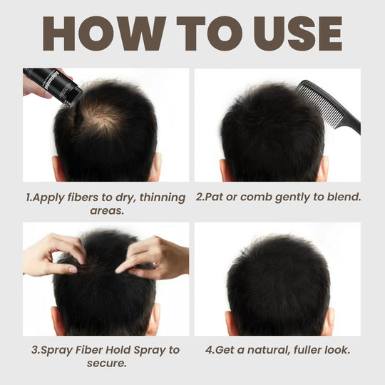 Hair Fibre Powder 30g – Instant Volume & Thickness for Thinning Hair