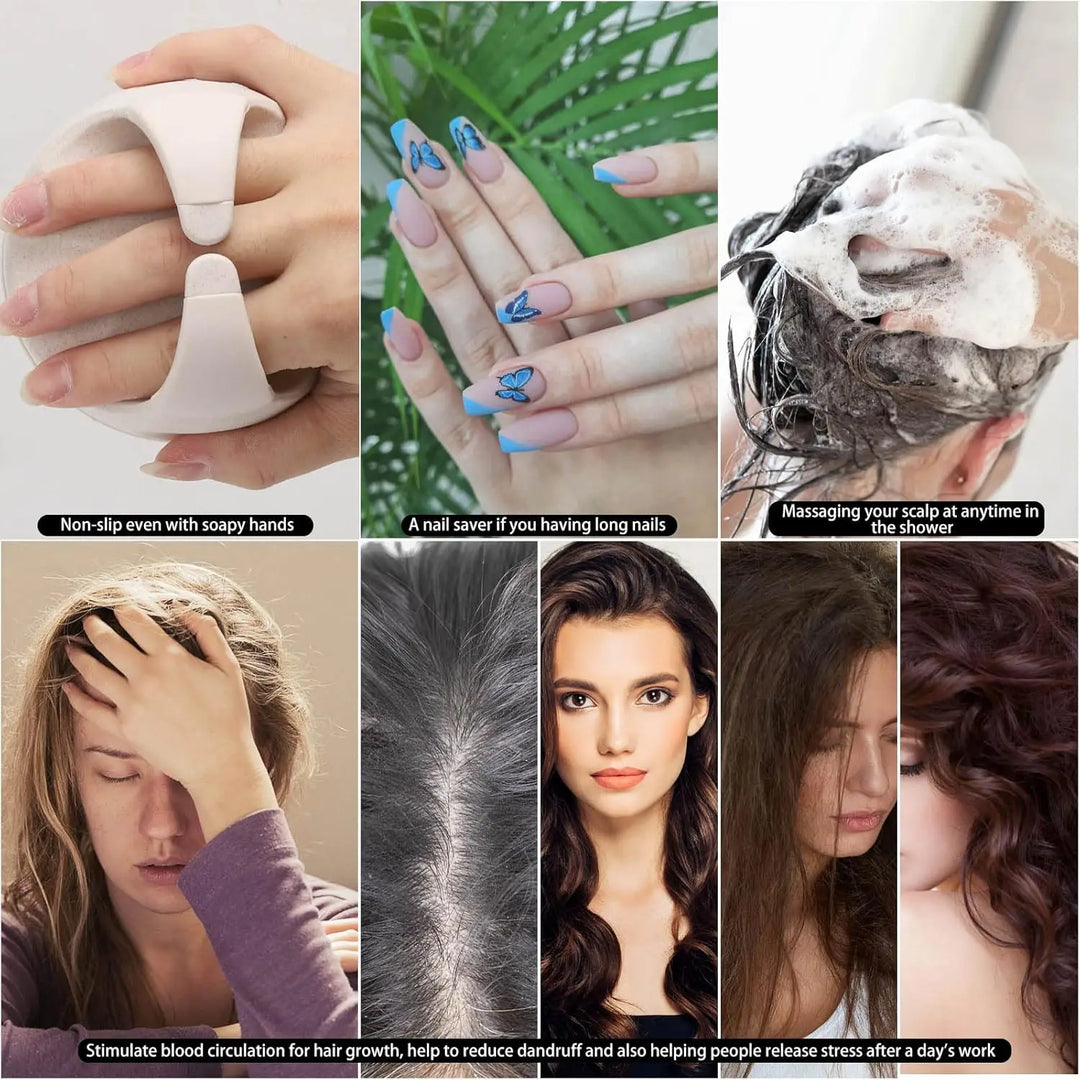 Scalp Massager Brush (Silicone)
