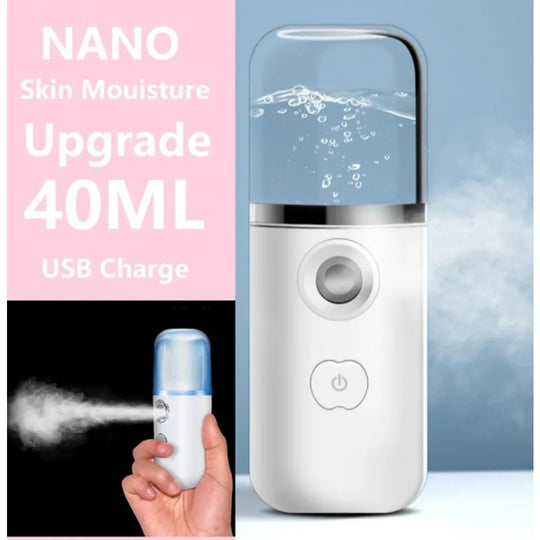 USB Nano Facial Mist Sprayer – Portable Face Steamer