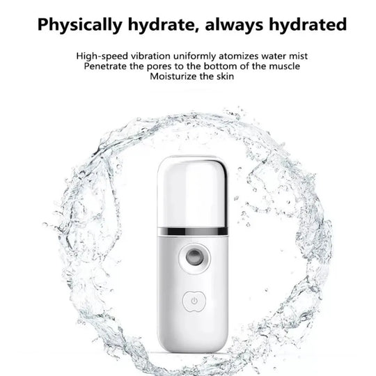 USB Nano Facial Mist Sprayer – Portable Face Steamer