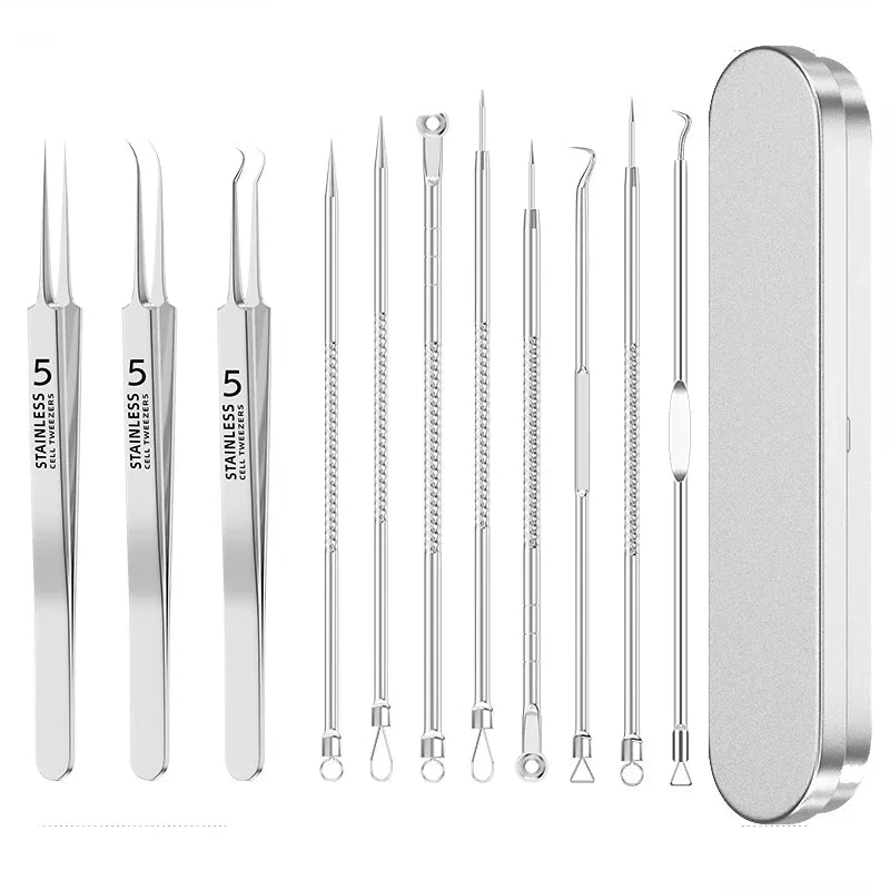Blackhead Removal Tool Kit – Acne & Pore Cleansing Set (4–11 Pcs)