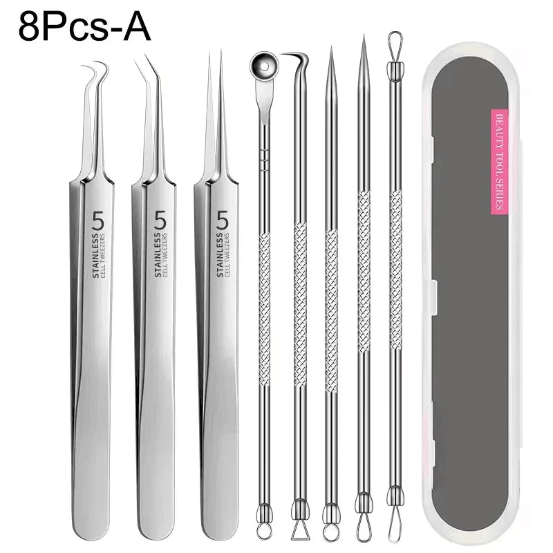 Blackhead Removal Tool Kit – Acne & Pore Cleansing Set (4–11 Pcs)